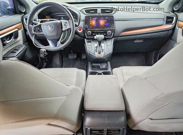 7FARW2H52KE019112 2019 HONDA CR-V Синий Вид щитка приборов