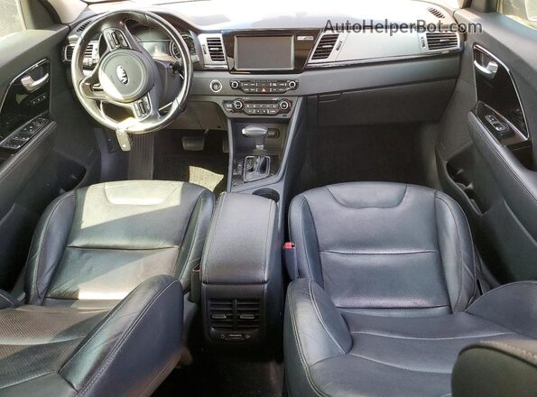 KNDCE3LC5H5079718 2017 KIA NIRO Черный Вид щитка приборов