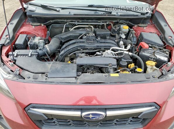 JF2GTAMC7K8275029 2019 SUBARU CROSSTREK Red VIN կոդի պիտակի տեսք