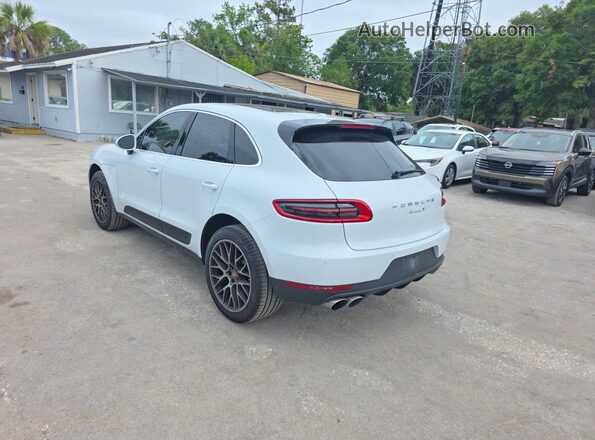 WP1AB2A53JLB33385 2018 PORSCHE MACAN Белый Передняя правая четверть