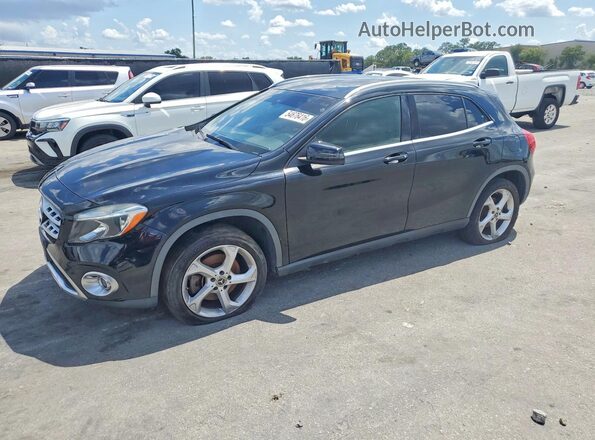 WDCTG4GB4KJ585373 2019 MERCEDES-BENZ GLA Черный Передняя левая четверть