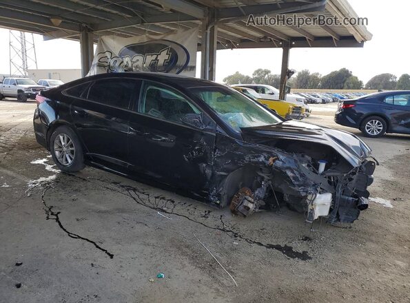 5NPE24AF3KH749620 2019 HYUNDAI SONATA Black Вид спереду
