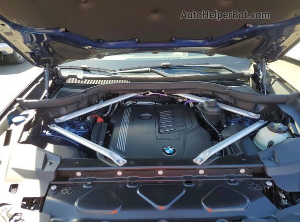5UXCR4C04M9G33559 2021 BMW X5 Синий Вид наклейки с VIN-кодом