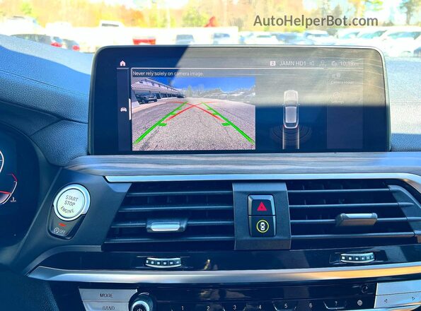 5UX2V1C01L9C64762 2020 BMW X4 Black Vista del compartimento del motor