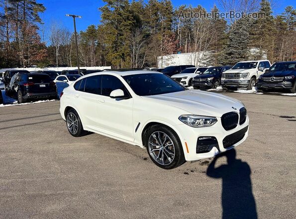 5UX2V1C08M9G98579 2021 BMW X4 Белый Передняя левая четверть