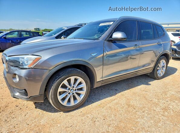 5UXWZ7C55H0T43932 2017 BMW X3 Gray Trasero izquierdo
