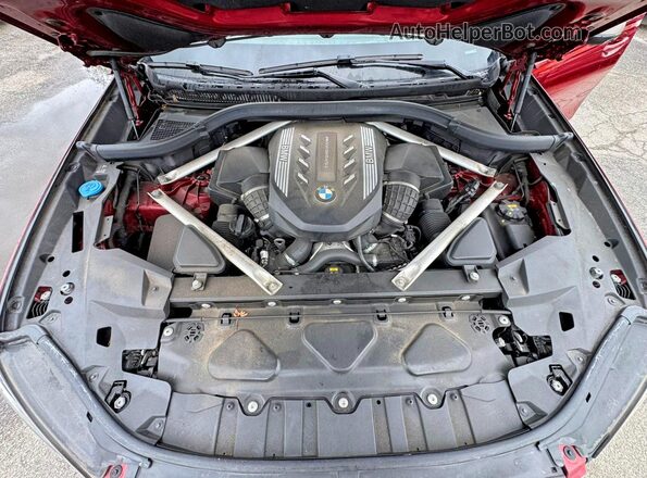 5UXCY8C09M9E51267 2021 BMW X6 Бордовый Вид панели приборов