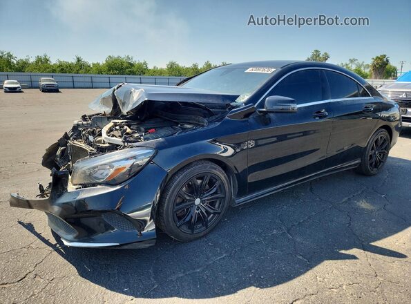 WDDSJ4EB6JN612110 2018 MERCEDES-BENZ CLA-CLASS Черный Передняя левая четверть