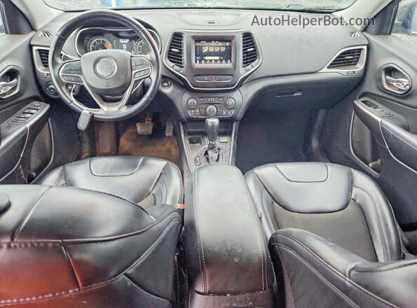 1C4PJLLB8LD519675 2020 JEEP CHEROKEE Black ხელსაწყოთა პანელის ხედი