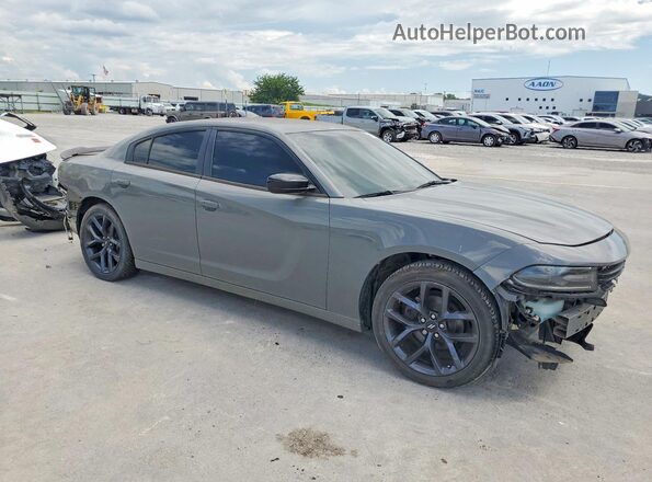 2C3CDXBG3KH715507 2019 DODGE CHARGER Серый Вид спереди