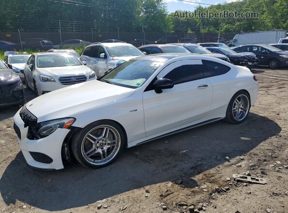 WDDWJ6EB4JF625851 2018 MERCEDES-BENZ C White Задня ліва чверть
