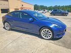 2022 Tesla Model 3 Синий vin: 5YJ3E1EB6NF191088