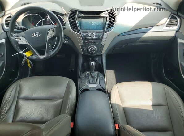 KM8SRDHF1GU157016 2016 HYUNDAI SANTA FE Серебряный Вид щитка приборов