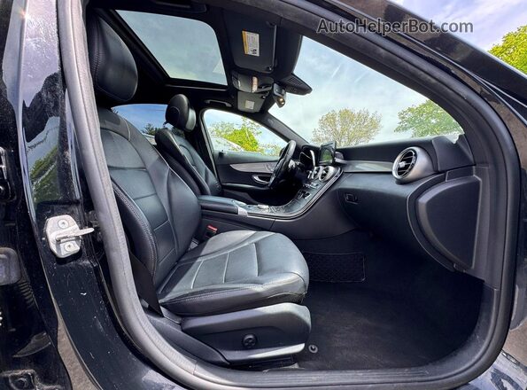 55SWF8EB0KU315837 2019 MERCEDES-BENZ C Black Vista trasera