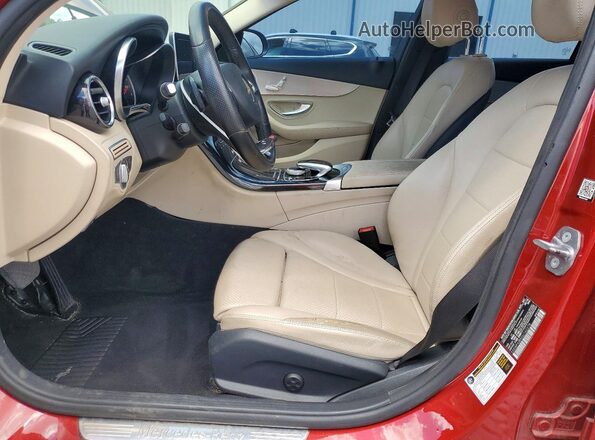 55SWF4JB5GU162278 2016 MERCEDES-BENZ C Red Vista del salpicadero