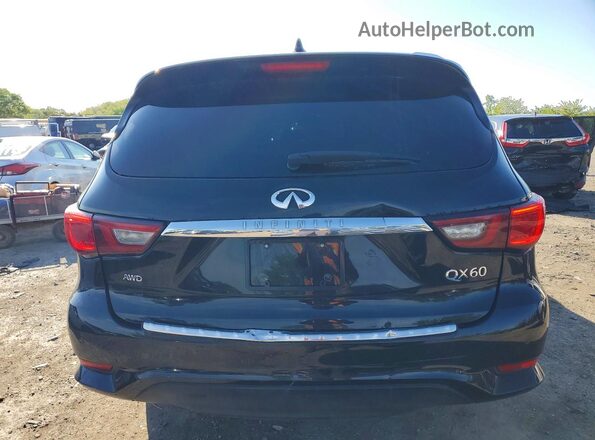 5N1DL0MM7KC558818 2019 INFINITI QX60 Black Вид салону спереду