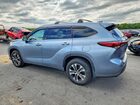 2021 Toyota Highlander Xle Синий vin: 5TDGZRBH9MS072524