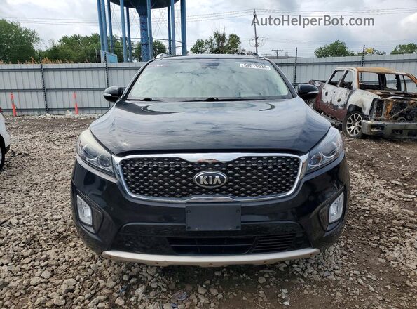 5XYPKDA54HG338145 2017 KIA SORENTO Черный Вид сзади