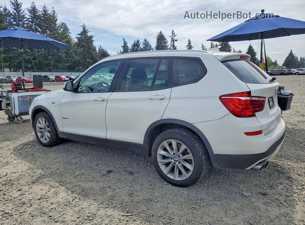 5UXWZ7C57H0T44077 2017 BMW X3 Белый Задняя правая четверть