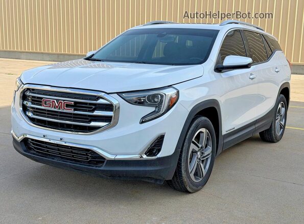 3GKALVEV8ML374561 2021 GMC TERRAIN White Tył prawy