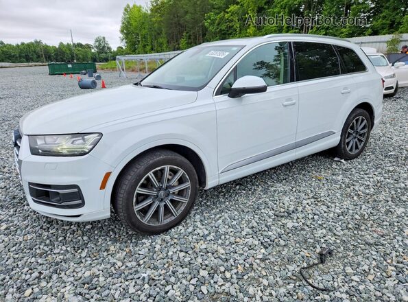WA1LAAF72HD008135 2017 AUDI Q7 Белый Передняя левая четверть