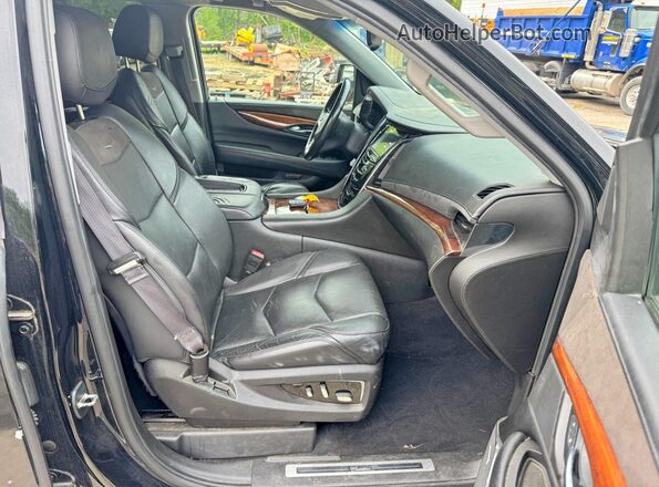 1GYS4JKJ1GR111858 2016 CADILLAC ESCALADE Black Вид ззаду