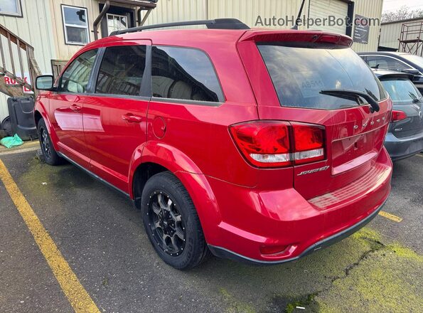 3C4PDCBG5JT508631 2018 DODGE JOURNEY Красный Передняя правая четверть