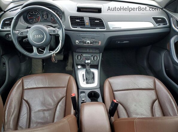WA1JCCFS5HR004200 2017 AUDI Q3 Charcoal Widok zestawu wskaźników