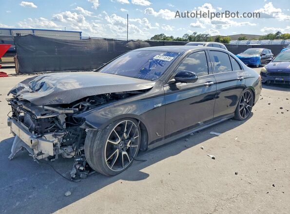 WDDZF6EB8JA348794 2018 MERCEDES-BENZ E Черный Передняя левая четверть