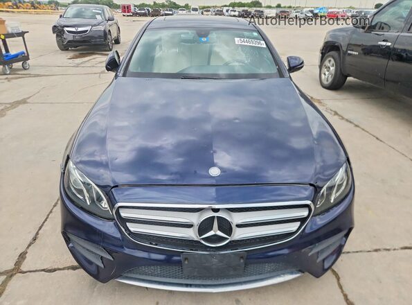 WDDZF4JBXHA081873 2017 MERCEDES-BENZ E Синий Вид сзади