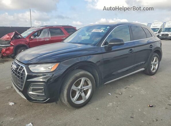 WA1AAAFY4M2055480 2021 AUDI Q5 Черный Передняя левая четверть