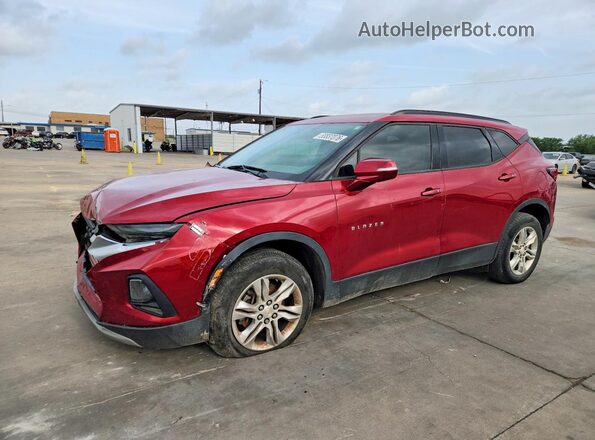 3GNKBCRS5KS695300 2019 CHEVROLET BLAZER Красный Передняя левая четверть