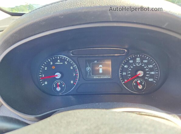5XYPHDA12GG137175 2016 KIA SORENTO Burgundy უკანა სავარძლების ხედი