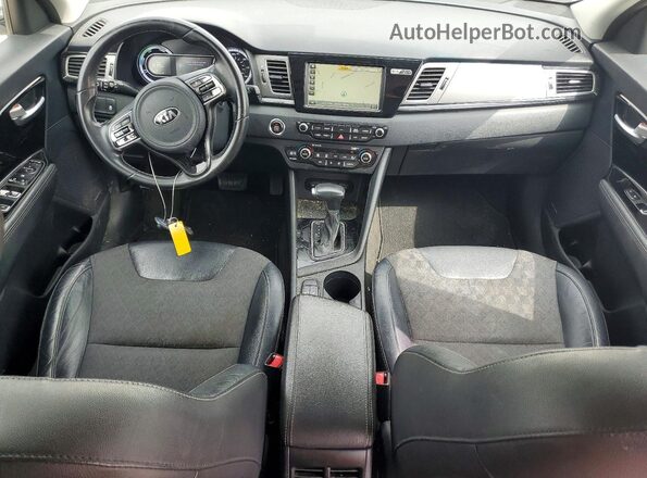 KNDCC3LC4H5063659 2017 KIA NIRO Белый Вид щитка приборов