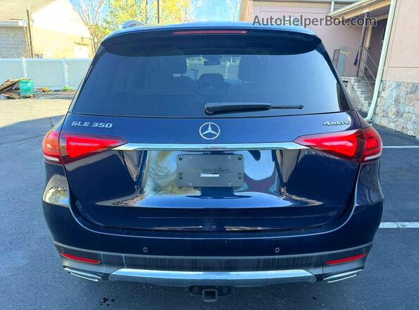 4JGFB4KB4LA048721 2020 MERCEDES-BENZ GLE Blue Вид ззаду