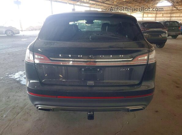 2LMPJ6K94KBL28632 2019 LINCOLN NAUTILUS Black Widok wnętrza z przodu