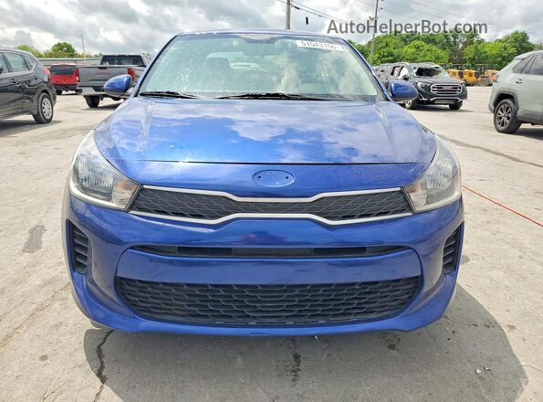 3KPA24ADXLE321921 2020 KIA RIO Синий Вид сзади