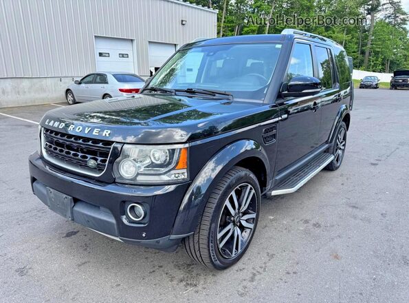 SALAK2V60GA810202 2016 LAND ROVER LR4 Черный Задняя левая четверть