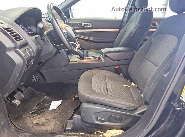 1FM5K8D89KGA61822 2019 FORD FORD EXPLORER Black Widok wnętrza z przodu