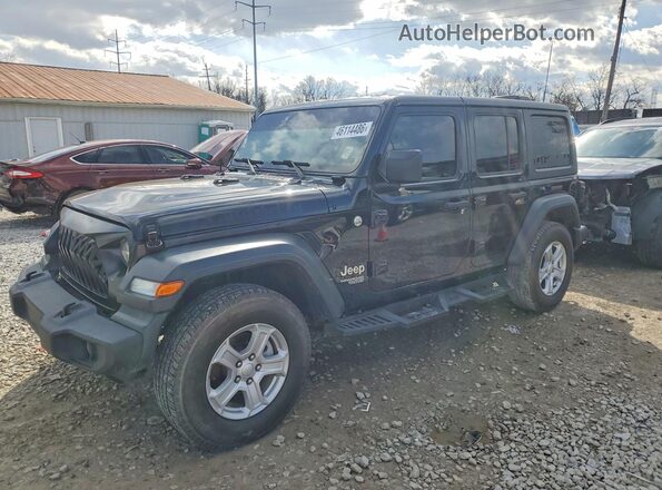 1C4HJXDG5JW233905 2018 JEEP WRANGLER Черный Задняя левая четверть
