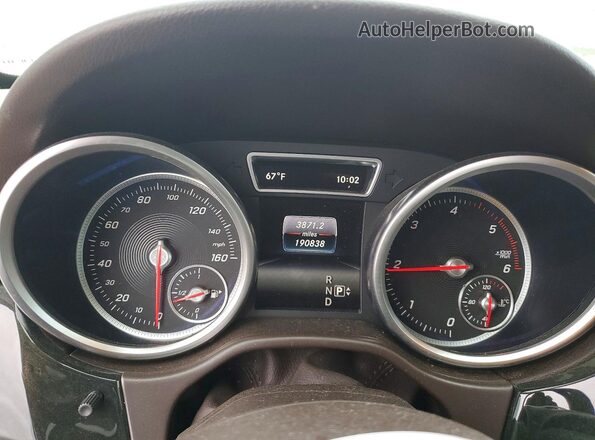4JGDA0EB6GA642800 2016 MERCEDES-BENZ GLE White უკანა სავარძლების ხედი