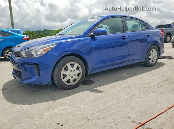3KPA24ADXLE321921 2020 KIA RIO Синий Передняя левая четверть