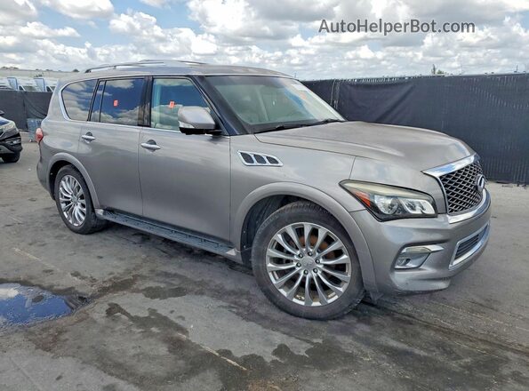 JN8AZ2NE2H9154554 2017 INFINITI QX80 Серый Вид спереди