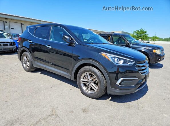 5NMZT3LB9JH091039 2018 HYUNDAI SANTA Черный Вид спереди