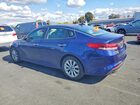 2016 Kia Optima Lx Синий vin: 5XXGT4L35GG003018