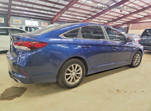 5NPE24AF8KH775193 2019 HYUNDAI SONATA Blue Передня права чверть