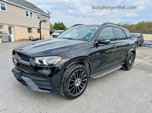 4JGFB4JB8MA496804 2021 MERCEDES-BENZ GLE Black წინა მარცხენა ხედი სამი მეოთხედიდან