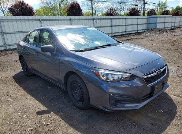 4S3GKAA69J1603526 2018 SUBARU IMPREZA Серый Вид спереди