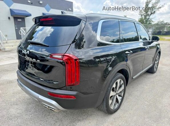 5XYP64HC4NG204790 2022 KIA TELLURIDE Black წინა მარჯვენა