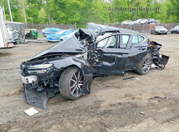 KMTG34SC5SU156472 2025 GENESIS G70 Черный Передняя левая четверть